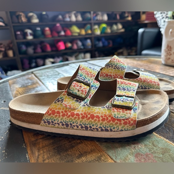 💥 BOGO 💥 Corky’s Beach Babe Sandal in Rainbow Leopard 11 - Picture 4 of 9